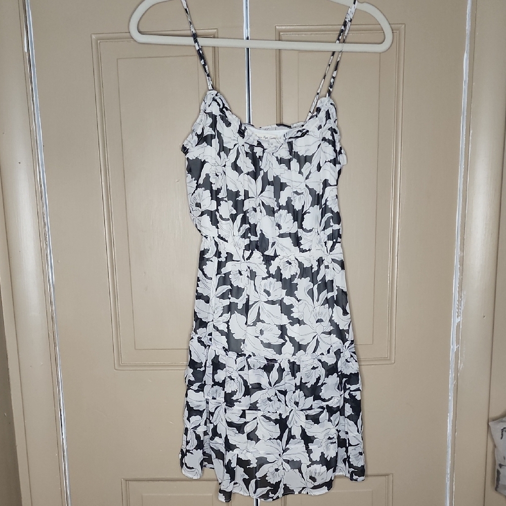 NWT American Eagle Outfitters Black and White Sleeveless Mini Dress